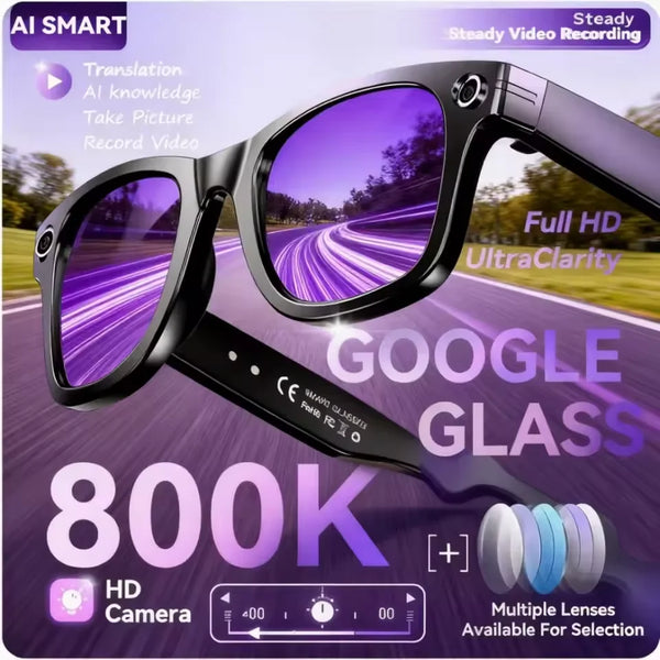 Smart AI Camera Sunglasses Pro